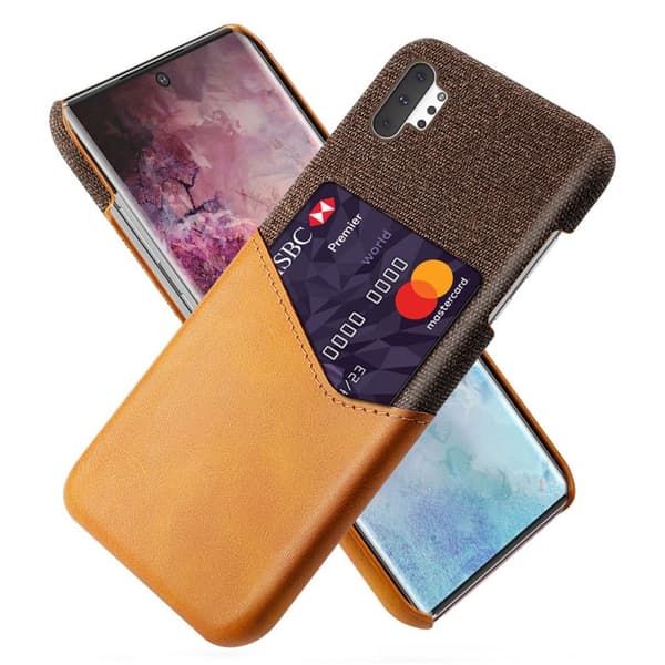 Bofink Samsung Galaxy Note 10 Pro-Kort Deksel - Oransje Orange