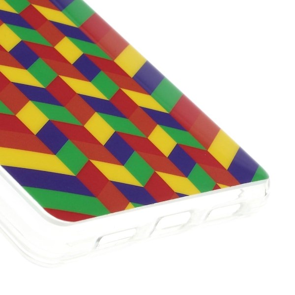 Westergaard Huawei Ascend P8 Lite Kuori - Värikäs Kalanruotokuvio Multicolor