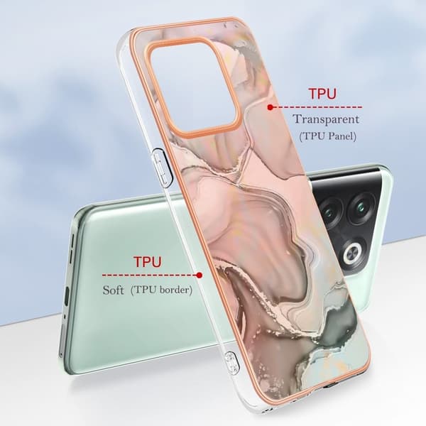 Marble OnePlus Ace Pro / 10t Suojakotelo - Pinkki Pink