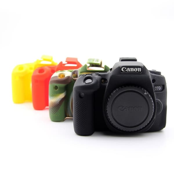 Canon EOS 77D trendikäs kamerakotelo - Musta Black