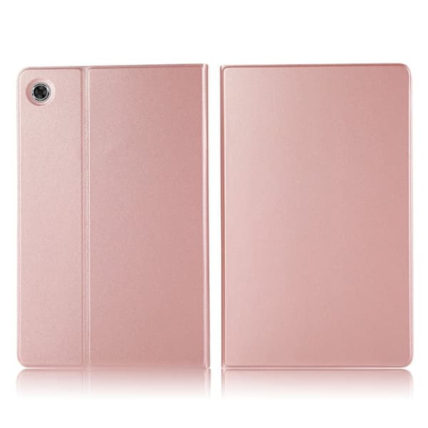 Lenovo Tab M10 HD Gen 2 texturerat läderfodral - Roséguld Rosa