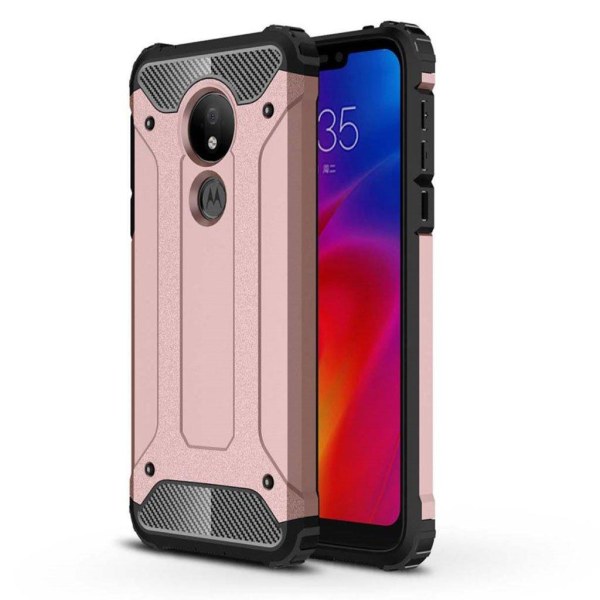 Armour Guard Motorola Moto G7 Power kuoret - Ruusukulta Pink