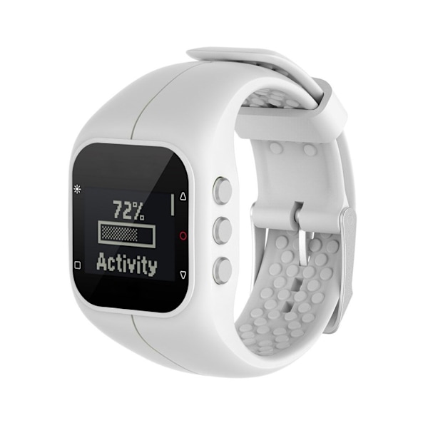 Polar A300 Blød silikone urrem - Hvid White