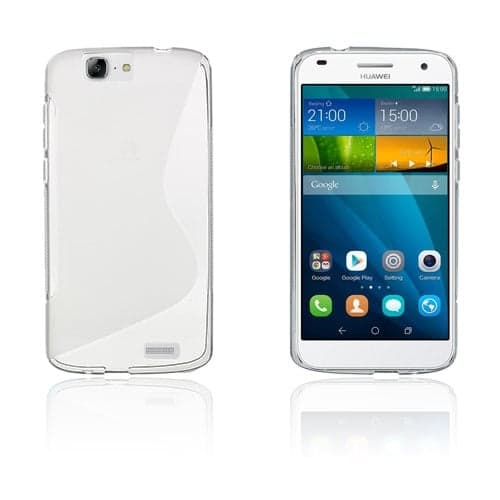 Lagerlöf Huawei Ascend G7 Deksel - Grå Silver grey