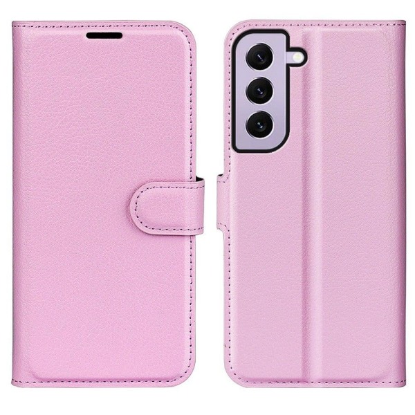 Klassisk Samsung Galaxy S23 Flip Etui - Lyserød Pink
