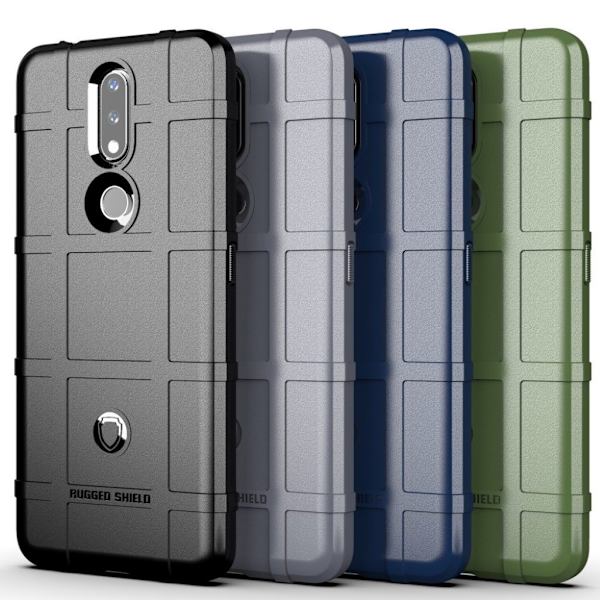 robust skjold etui - Nokia 2.4 - sort Black