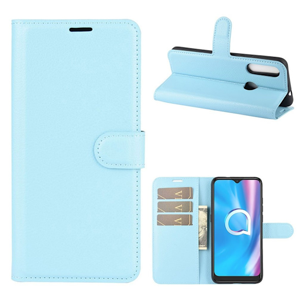 Classic Alcatel 1s (2020) Flip Etui - Blå Blue