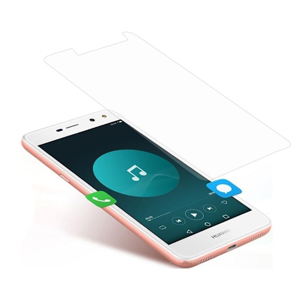 Huawei Y6 (2017) temperoitu lasisuoja näytölle Transparent