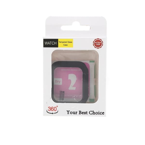 Apple Watch (41mm) mat cover + hærdet glas Transparent