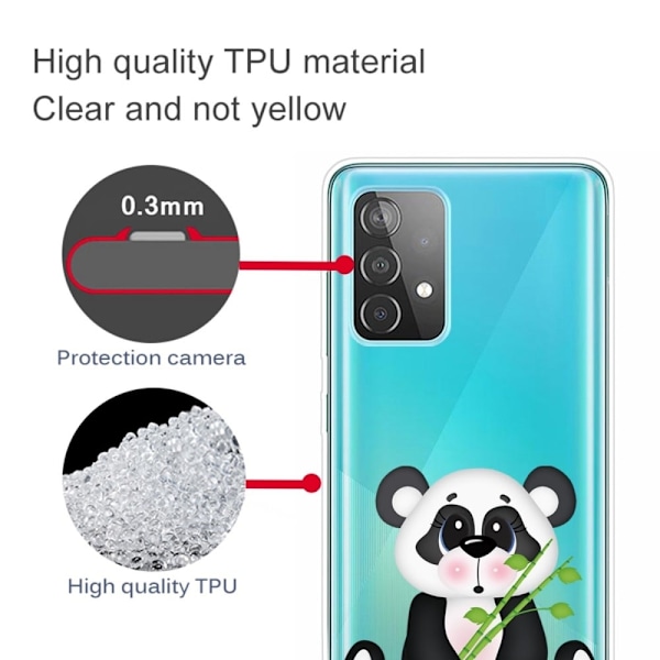 Deco Samsung Galaxy A23 deksel - Panda Med Bambus Multicolor