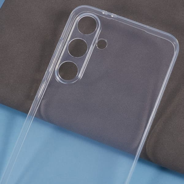 Erittäin ohut läpinäkyvä kotelo Samsung Galaxy S24 FE Transparent