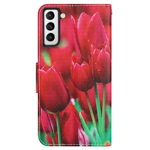 Wonderland Samsung Galaxy S22 Plus flip etui - Tulipan Red