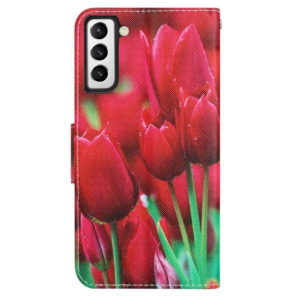 Wonderland Samsung Galaxy S22 Plus Flippetui - Tulip Red