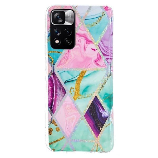 Marble Xiaomi Redmi Note 11 Pro 5G / 11 Pro Plus 5g Etui - Trekant / Rhombus Multicolor