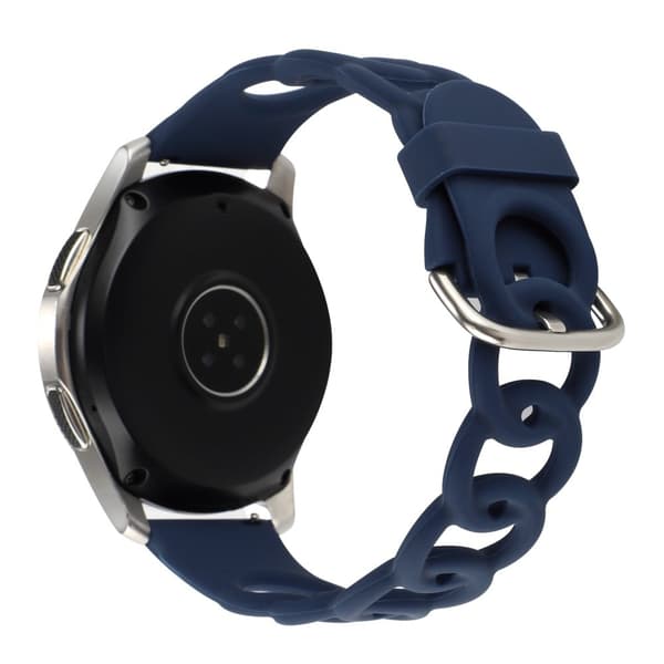 22 mm universalband med ihålig donut - Midnattsblå Blå