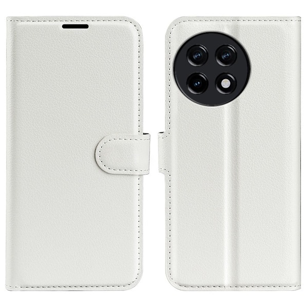 Klassisk OnePlus 11R / Ace 2 Flip Etui - Hvid White