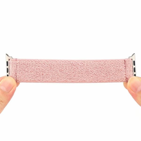 Apple Watch Series 6 / 5 44mm klæde mønster rem - pink Pink