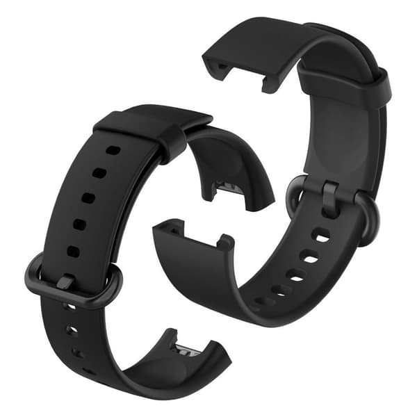 Xiaomi Mi Watch Lite / Redmi Watch holdbar silikoneurrem - Sort Black