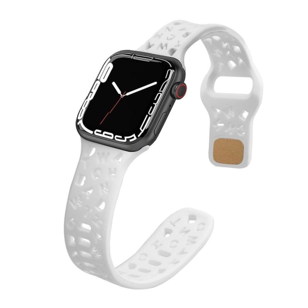 Apple Watch Series 8 (45mm) / Watch Ultra hollow letter style si White