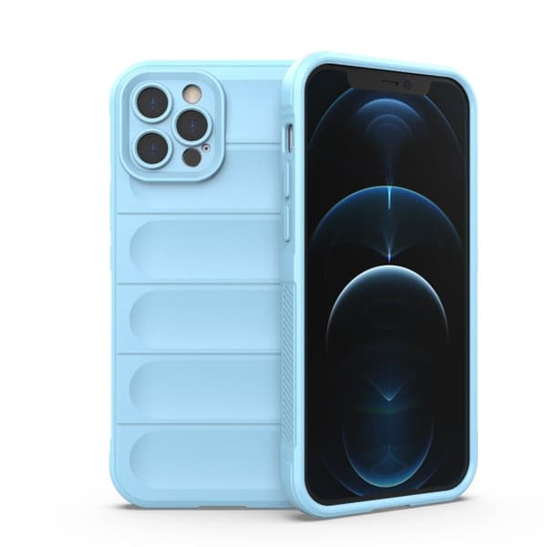 Deksel med mykt grep for iPhone 12 Pro - Babyblå Blue