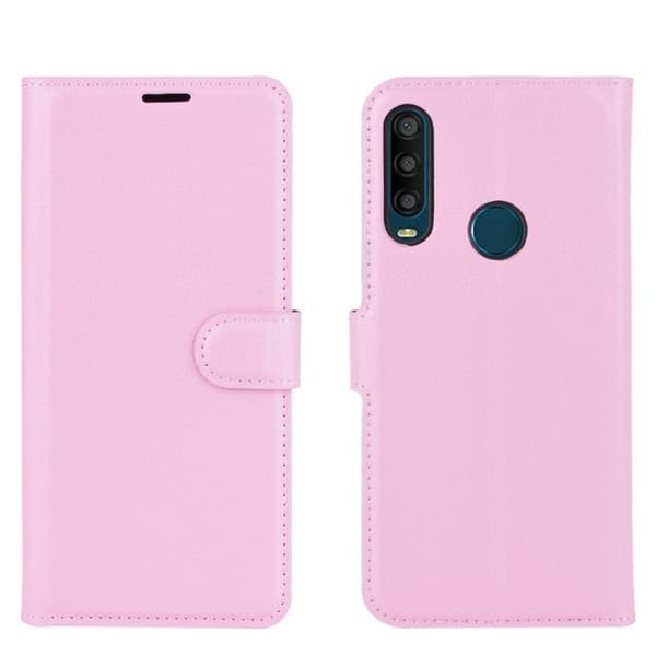 Classic Alcatel 1s (2020) Flip Etui - Lyserød Pink