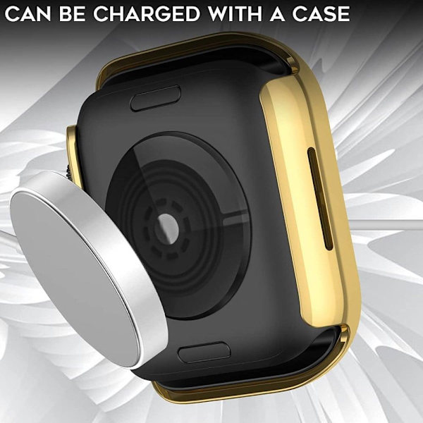 Apple Watch SE 2022 (40 mm) strassdekorationsfodral - Guld Guld