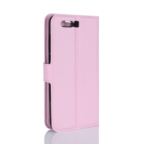 Huawei Honor 9 Smart læder etui - Lyserød Pink