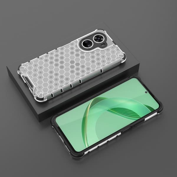 Bofink Honeycomb Huawei nova 12 SE kotelot - Harmaa Silver grey