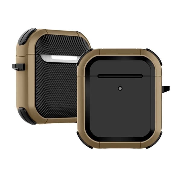 Airpods gummiert etui - Brun Brown