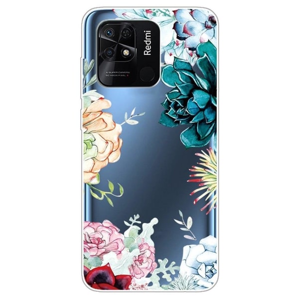 Deco Xiaomi Redmi 10C Etui - Succulent Multicolor