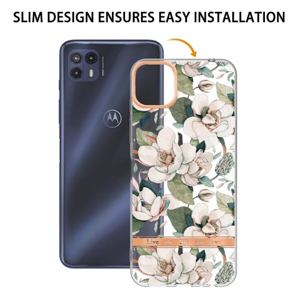 Supertyndt og slidstærkt softcover til Motorola Moto G50 5G - Grøn Gardenia Green