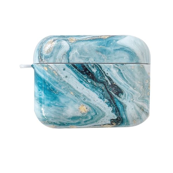 Honor Earbuds X2 marmormønster ccase - Blå / Blå Multicolor
