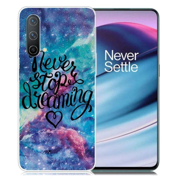 Deco OnePlus Nord CE 5G case - Never Stop Dreaming Multicolor