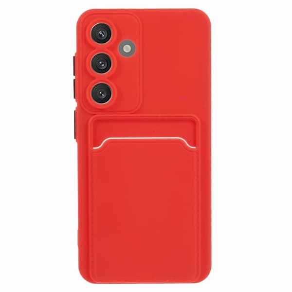 Deksel til kortholder for Samsung Galaxy A35 - Rød Red