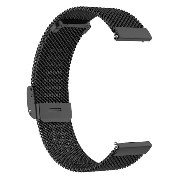 Garmin Vivoactive 4S tyylikäs ruostumattomasta teräksestä valmistettu ranneke - Musta Black