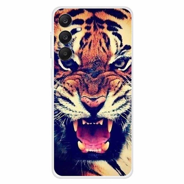 Imagine Samsung Galaxy A25 deksel - Tiger Brown