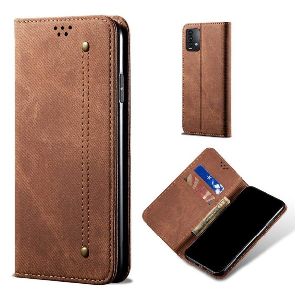 Jeans Xiaomi Redmi 9 Power Flip case - Brown Brown