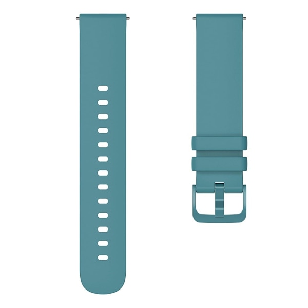 20 mm universellt enkelt klockarmband i silikon - Grön Grön