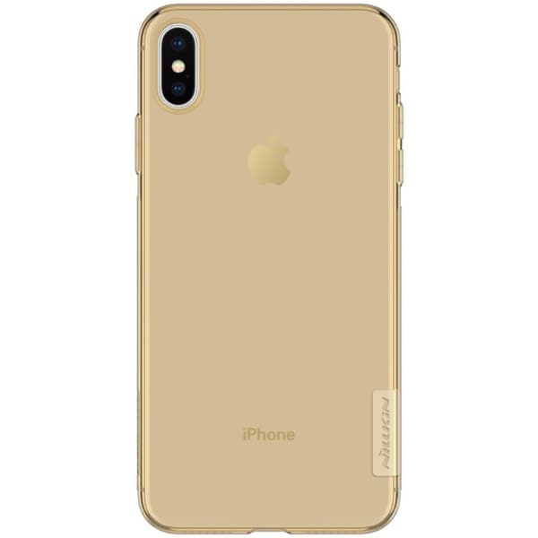 NILLKIN iPhone 9 Plus mobilskal silikon miljövänlig transparent - Guld Guld