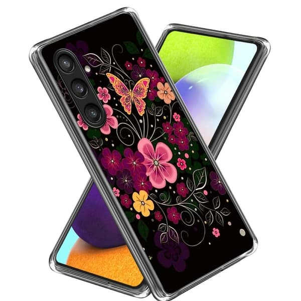 Vibe Samsung Galaxy S24 FE -kansi - Tyyli D Pink