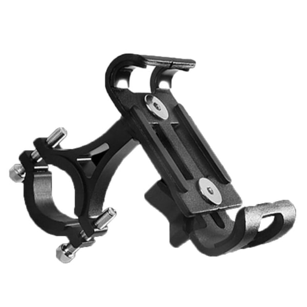 Universal bicycle mount clip for 4.7-6.5 inch phone - Black / Ro Black