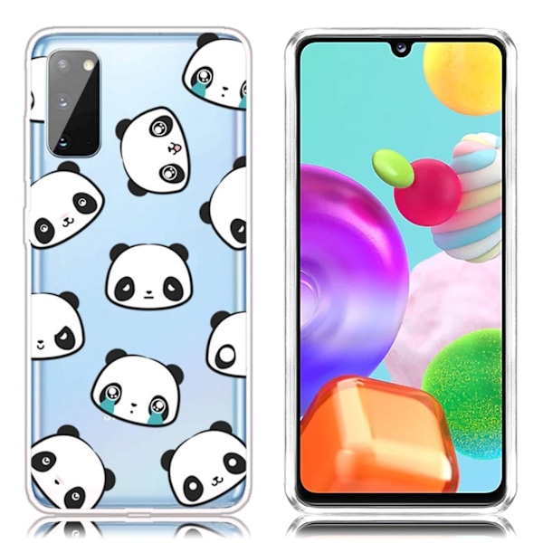 Deco Samsung Galaxy A41 Cover - Pandaer Multicolor