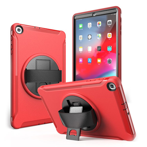 Samsung Galaxy Tab A 10.1 (2019) 360 drejelig hybrid etui - Rød Red