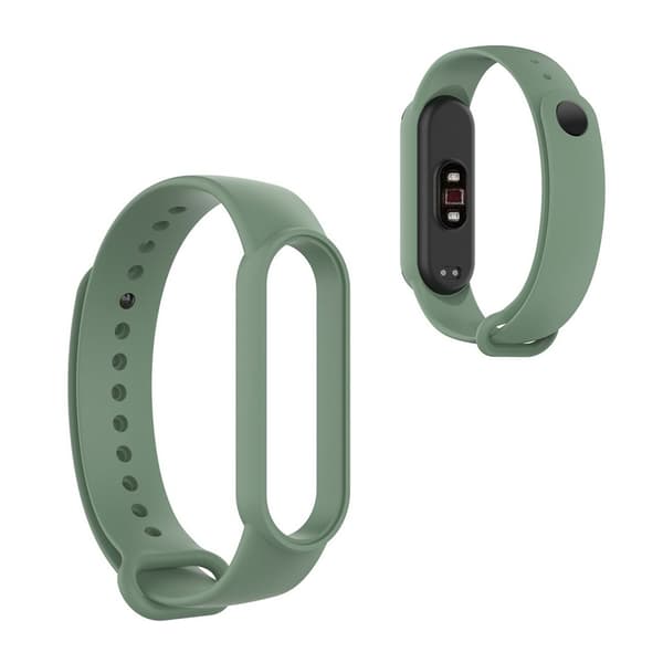 Xiaomi Mi Smart Band 6 / 5 blank silikone-urrem - Lysegrøn Green