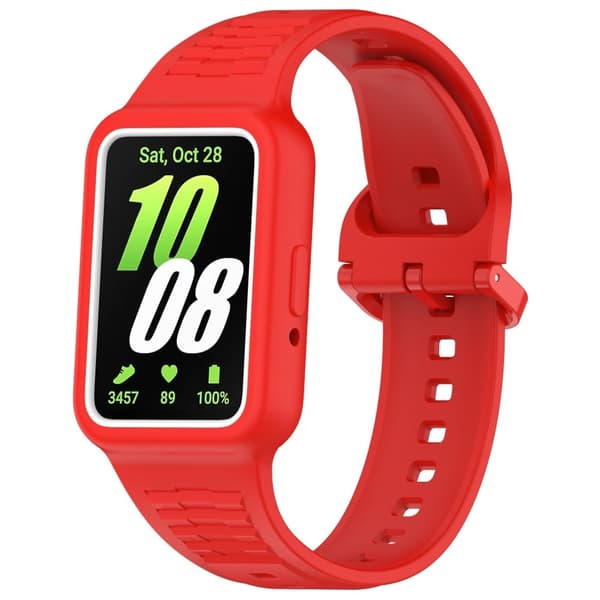 Honor band 9 Silikone-urrem med urkasse - Rød Red