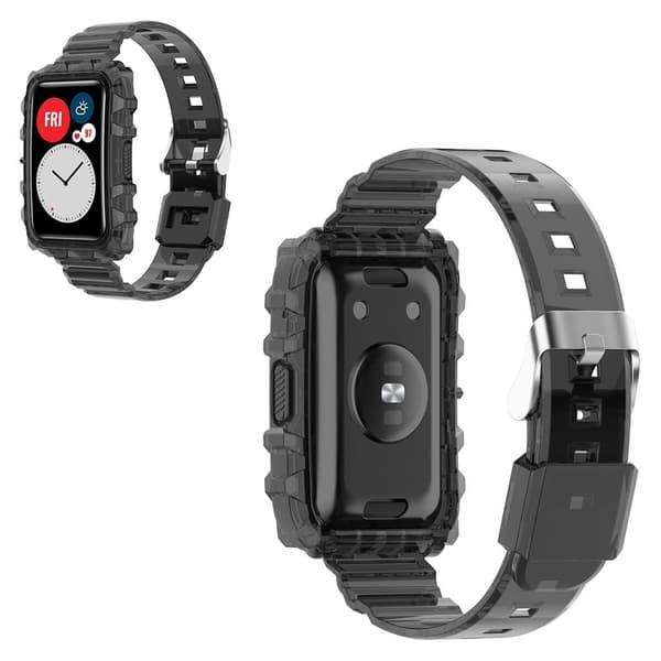 Huawei Watch Fit gennemsigtig urrem - Sort Black