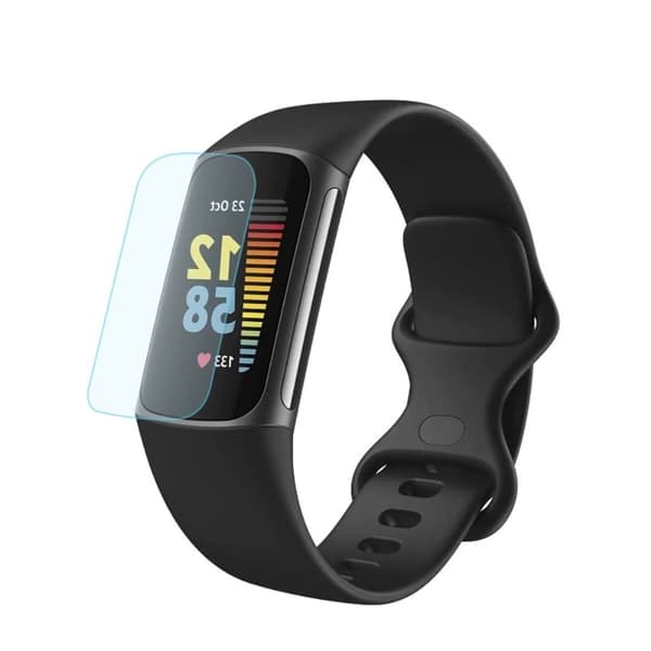 Fitbit Charge 5 HD klar skærmbeskyttelse Transparent