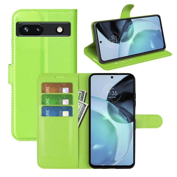 Klassisk Google Pixel 7a Flip Etui - Grøn Green