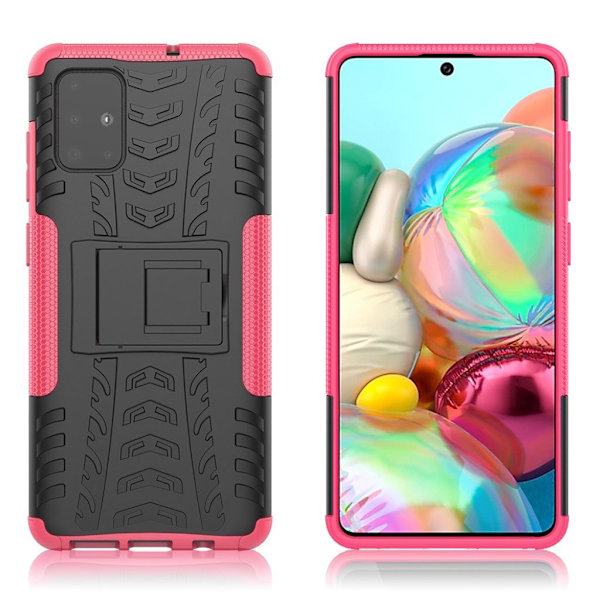 Offroad Samsung Galaxy A71 kotelot - Ruusu Pink