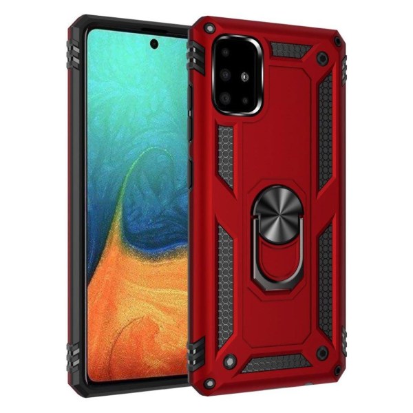 Bofink Combat Samsung Galaxy A71 cover - Sort Red